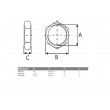 Tuerca de tapa cilindro ANT12-16 ISO6432